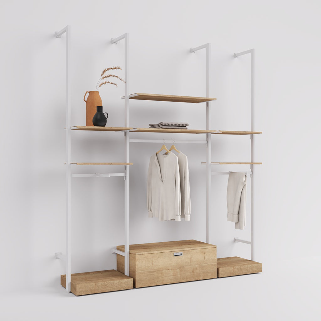 Shelving System Ceres | Fashion Style 4, white | Mandai Design